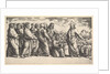 Christ standing at left indicating to a flock of sheep, before him kneels St. Peter hol…, 1530-60 by Master of the Die
