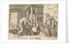 Plate 22: Venus ordering Psyche to sort a heap of grain, from the 'Fable of Psyche', 1530-60 by Master of the Die