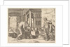 Plate 22: Venus ordering Psyche to sort a heap of grain, from the 'Fable of Psyche', 1530-60 by Master of the Die