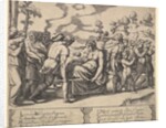 Plate 5: Psyche carried on a litter, from the 'Fable of Cupid and Psyche', 1530-60 by Master of the Die