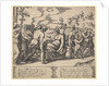 Plate 5: Psyche carried on a litter, from the 'Fable of Cupid and Psyche', 1530-60 by Master of the Die