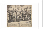 Plate 5: Psyche carried on a litter, from the 'Fable of Cupid and Psyche', 1530-60 by Master of the Die