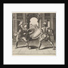 Two gladiators fighting in front of an arch, 1530-60 by Master of the Die
