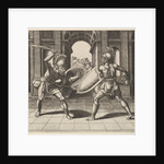 Two gladiators fighting in front of an arch, 1530-60 by Master of the Die