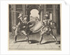 Two gladiators fighting in front of an arch, 1530-60 by Master of the Die