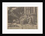 Plate 27: Proserpina gives Psyche the box of beauty, from 'The Fable of Cupid and Psyche', 1530-60 by Master of the Die