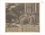 Plate 27: Proserpina gives Psyche the box of beauty, from 'The Fable of Cupid and Psyche', 1530-60 by Master of the Die