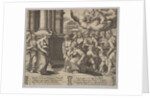 Plate 2: the people rendering divine honors to Psyche, from 'The Fable of Psyche', 1530-60 by Master of the Die
