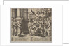 Plate 2: the people rendering divine honors to Psyche, from 'The Fable of Psyche', 1530-60 by Master of the Die
