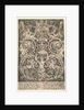 A panel of ornament with a woman holding a vase in centre, 1532 by Master of the Die