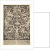 A panel of ornament with a woman holding a vase in centre, 1532 by Master of the Die