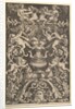 A panel of ornament with putti, goat and other figures, 1530-60 by Master of the Die