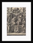 The Coronation of the Virgin, at lower left stands St John the Baptist, at lower right …, 1530-60 by Master of the Die