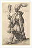 Caspar, after Three Magi series by Jacques Bellange, ca. 1615 by Matthaus Merian