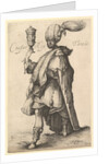 Caspar, after Three Magi series by Jacques Bellange, ca. 1615 by Matthaus Merian