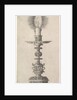 Candlestick with Lighted Candle from: Insigne Ac Plane Novum Opus Cratero graphicum; Ein n…, 1551 by Mathias Zundt
