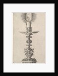 Candlestick with Lighted Candle from: Insigne Ac Plane Novum Opus Cratero graphicum; Ein n…, 1551 by Mathias Zundt