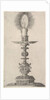 Candlestick with Lighted Candle from: Insigne Ac Plane Novum Opus Cratero graphicum; Ein n…, 1551 by Mathias Zundt
