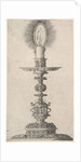 Candlestick with Lighted Candle from: Insigne Ac Plane Novum Opus Cratero graphicum; Ein n…, 1551 by Mathias Zundt