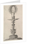 Candlestick with Lighted Candle from: Insigne Ac Plane Novum Opus Cratero graphicum; Ein n…, 1551 by Mathias Zundt