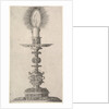 Candlestick with Lighted Candle from: Insigne Ac Plane Novum Opus Cratero graphicum; Ein n…, 1551 by Mathias Zundt