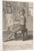 Painter at an Easel, 1620-67 by Michel Lasne
