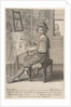 Painter at an Easel, 1620-67 by Michel Lasne