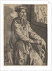 Portrait of Baccio Bandinelli, in three-quarter length next to a window pane contai…, ca. 1540-48 by Niccolo della Casa