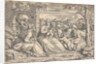 The Holy Family with saints Elizabeth and John, ca. 1550 by Nicolò Boldrini (attributed to)