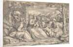 The Holy Family with saints Elizabeth and John, ca. 1550 by Nicolò Boldrini (attributed to)