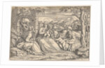 The Holy Family with saints Elizabeth and John, ca. 1550 by Nicolò Boldrini (attributed to)