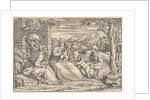 The Holy Family with saints Elizabeth and John, ca. 1550 by Nicolò Boldrini (attributed to)