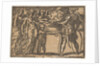The Sacrifice' or 'Mucius Scaevola', after Parmigianino, 16th century by Unknown