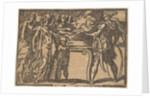 The Sacrifice' or 'Mucius Scaevola', after Parmigianino, 16th century by Unknown