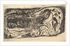 Woodcut with a Horned Head, 1898-99 by Paul Gauguin