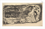 Woodcut with a Horned Head, 1898-99 by Paul Gauguin