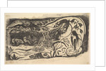 Woodcut with a Horned Head, 1898-99 by Paul Gauguin