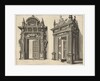 Two Wooden Portals from 'Verscheyden Schrynwerck' ['Plusieurs Menuiseries'], 1658 by Paul Vredeman de Vries