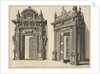 Two Wooden Portals from 'Verscheyden Schrynwerck' ['Plusieurs Menuiseries'], 1658 by Paul Vredeman de Vries
