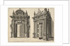 Two Wooden Portals from 'Verscheyden Schrynwerck' ['Plusieurs Menuiseries'], 1658 by Paul Vredeman de Vries