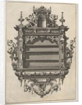 Wall-mounted Shelf Unit from 'Verscheyden Schrynwerck' ['Plusieurs Menuiseries'], 1658 by Paul Vredeman de Vries