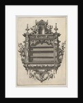 Wall-mounted Shelf Unit from 'Verscheyden Schrynwerck' ['Plusieurs Menuiseries'], 1658 by Paul Vredeman de Vries