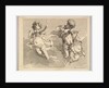 Trois Amours dont un tient une flèche, from Premier… by Pierre Alexandre Aveline