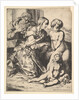 Virgin kneeling before Christ, 1610-42 by Pierre Brebiette