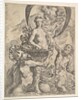 Jupiter, Pluto, and Neptune Offering their Riches to Fortune, 1624 by Pierre Brebiette