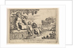 Bacchus, Satyr, and Lion, 1610-42 by Pierre Brebiette