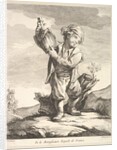 Little boy holding a vessel, from Premier Livre de Figures d'après les porcelaines de la M…, 1757 by Pierre Etienne Falconet