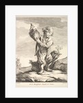Little boy holding a vessel, from Premier Livre de Figures d'après les porcelaines de la M…, 1757 by Pierre Etienne Falconet