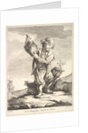 Little boy holding a vessel, from Premier Livre de Figures d'après les porcelaines de la M…, 1757 by Pierre Etienne Falconet