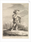 Little boy with a scythe, from Premier Livre de Figures d'après les porcelaines de la Manu…, 1757 by Pierre Etienne Falconet